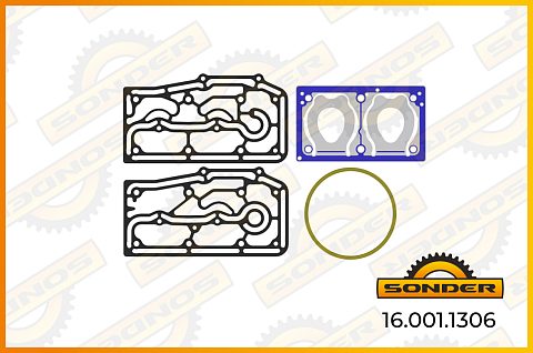 Ремкомплект компрессора wabco 9125180040 DAF XF105 прокладки