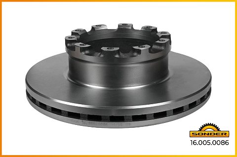 Диск тормозной SAF на B9-22K01 / B9-22W 430*189.2*131 (о.н.4079001701)