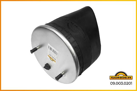 Пневморессора без стакана 2шп.-M12 + 1шп.-штуц.-M22 о.н. 9463281401S