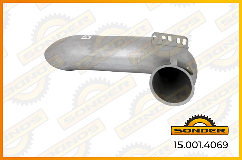 Труба глушителя Scania P/G/R/T серия