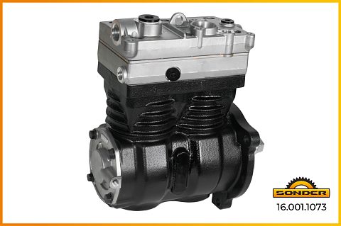 Компрессор воздушный 2 цил. VOLVO/DAF 20382345,20478151,20569928,1523988. WABCO 4127040240,4127040000,4127040100, 4127040140