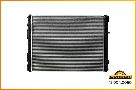 Радиатор MAN F 2000 (94-) 945*689*40 (алюминий) без рамы (Nissens 628700)