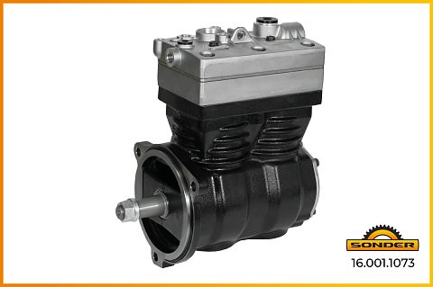 Компрессор воздушный 2 цил. VOLVO/DAF 20382345,20478151,20569928,1523988. WABCO 4127040240,4127040000,4127040100, 4127040140