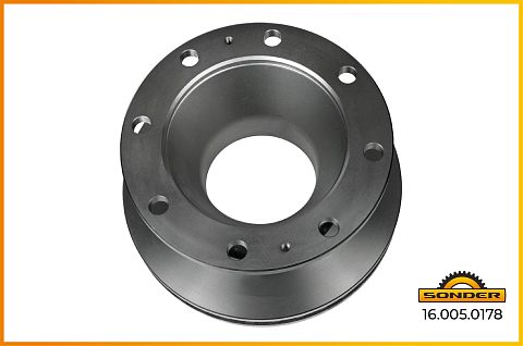 Диск тормозной 370*45*181,5 Iveco 7172930, 7172929