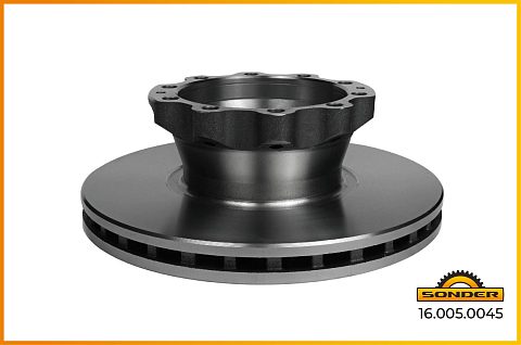Диск тормозной 335*176*34 MAN L2000TGL ABS