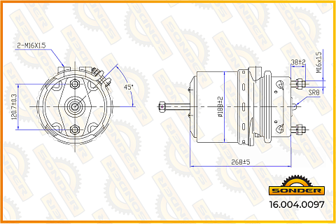 Энергоаккумулятор Type 24 / 30 Scania