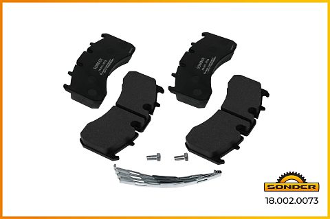 Колодки дисковые 29169/29177 211*100*30 Volvo/RVI (с устан. ком-том)