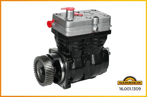 Компрессор двухцилиндровый MB, Wabco 4115530000