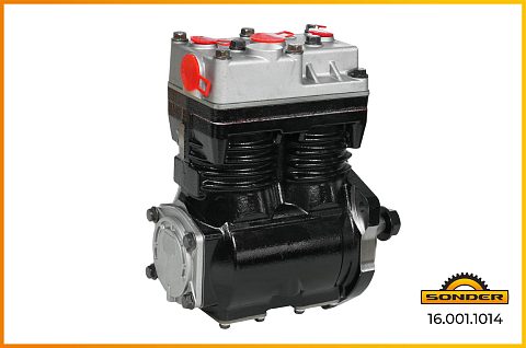 Компрессор воздушный 2 цил. RVI PREMIUM/MAGNUM/KERAX/SISU 5001867509. KNORR LP4851, SEB01545