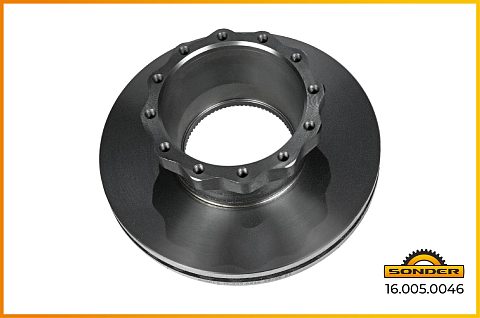 Диск тормозной MAN 330*34*124 о.н 81508030022