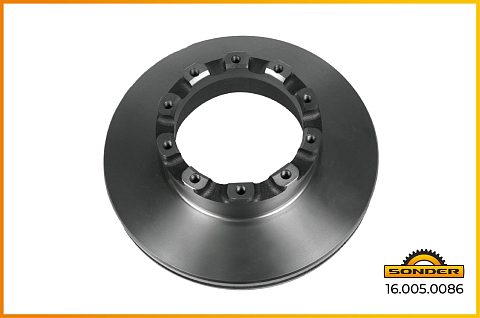 Диск тормозной SAF на B9-22K01 / B9-22W 430*189.2*131 (о.н.4079001701)