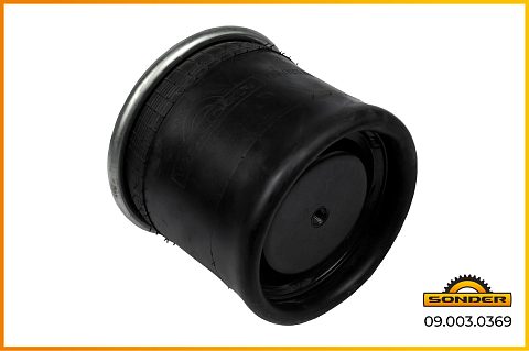 Пневморессора со стаканом (металл) 2 шп.+возд. / 1 отв 887 N P09